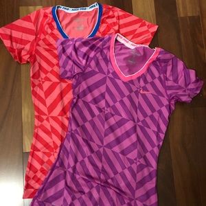 (2) Nike Pro Dri-Fit Athletic Tees